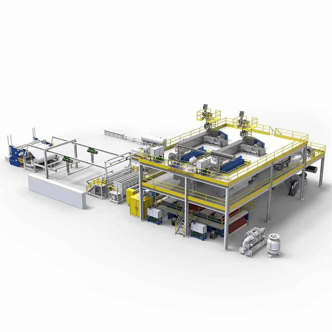 High Quality PP Nonwoven Felt Making Machine Home Textile Fabric Making  Machinery