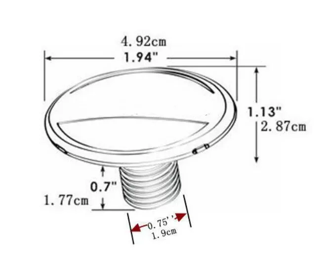Stainless steel Boat Accessories Marine led Courtesy light DC 12V for Boat Caravan Camper Travel Trailer Motorhome Yachts light