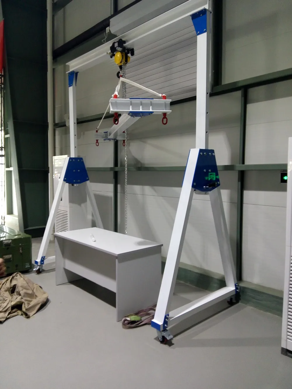 Small Folding Mini Gantry Crane Single Girder