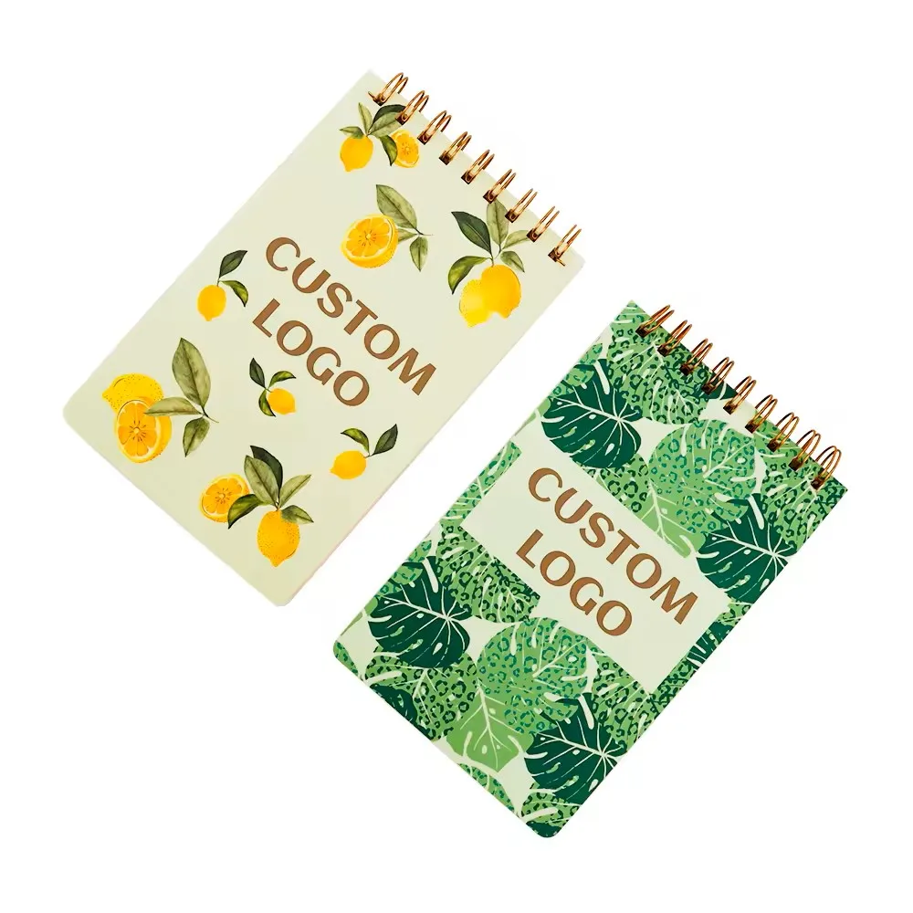 Factory Customized Notepad High Quality Interior Line Page A6 Format Note Book Diary Journal Agenda Spiral Notebook