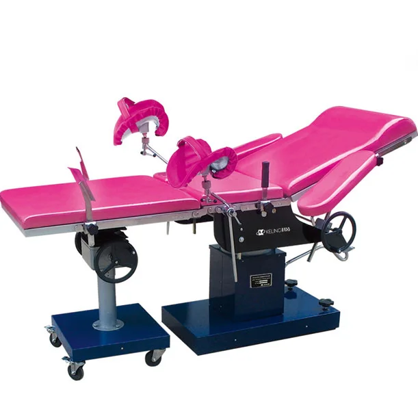 Hospital Manual Multifunctional Obstetric Operation Table Integrated Delivery Bed For Obsteterics and Gynecology