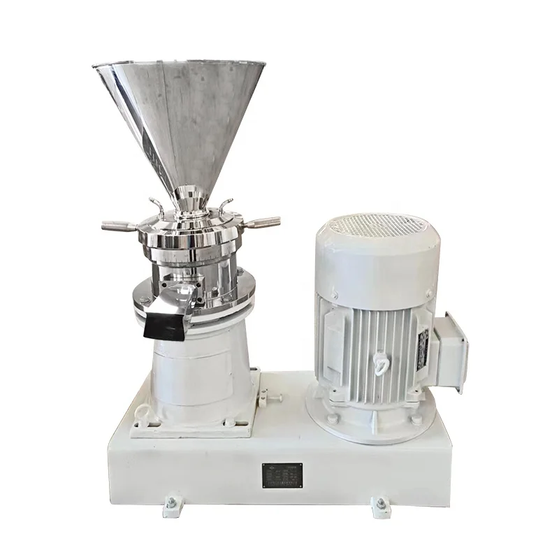 Russian food peanut sesame paste 304 food grade stainless steel square mouth JM-80 split type colloid mill