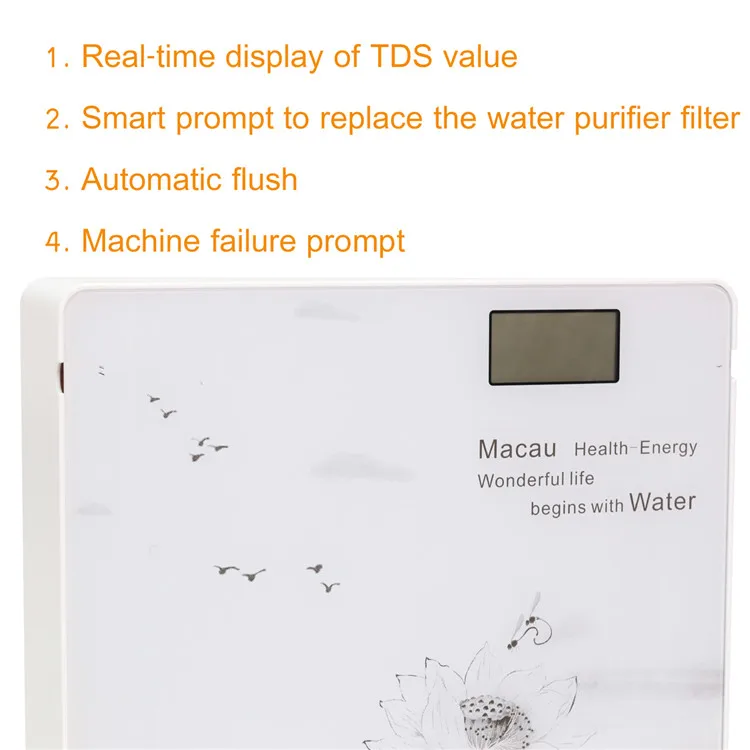 HEALTH-ENERGY China factory Factory Wholesale water purifier reverse osmosis Suitable for use in the kitchen at home