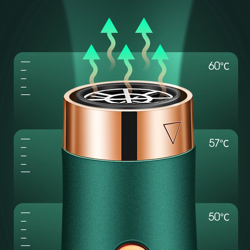 2021 New Electronic Portable Curl Straightener Hair Dryer Brush 3 in 1 Professional Salon Customizable Hair Dryer Brush