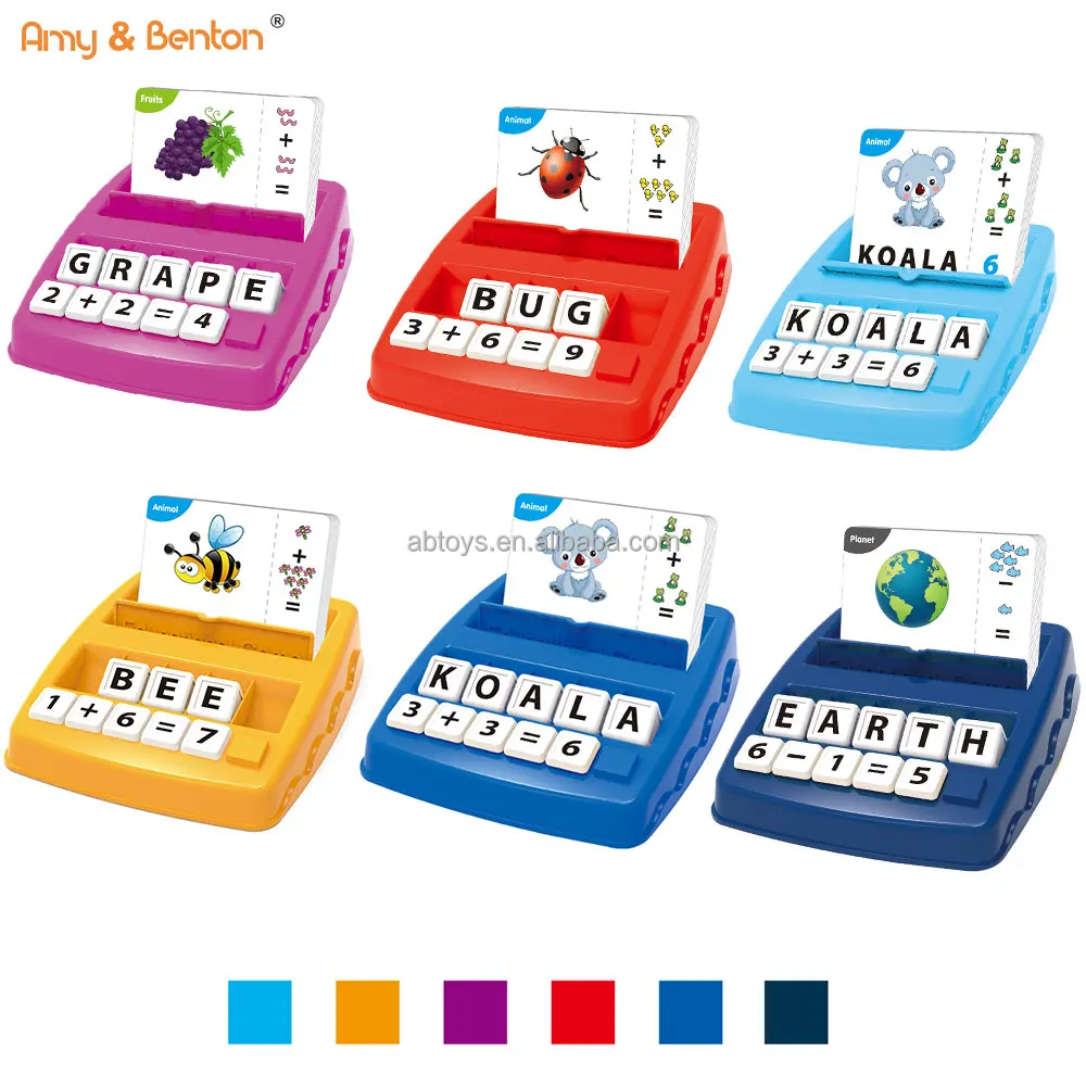 2 in 1 Kids Matching Letter Games Toys Educational Games for Children Learning Boys Girls Christmas Birthday Gifts