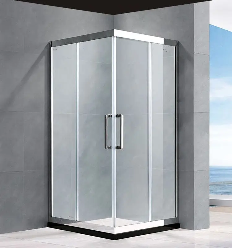 Cabin Room 2 Panel Sliding Small Price Bathroom Ideas stainless steel Glass Shower Door