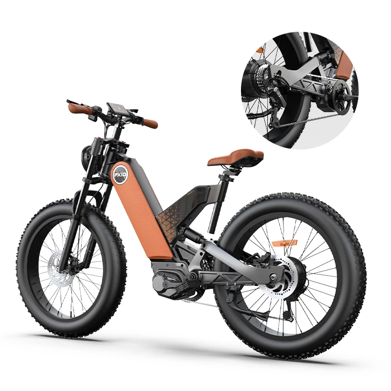 Most Attractive Fat Bike Beach Cruiser Ebike Magnesium Alloy Frame big tires Electric mountain Bike 750w 48v e bike for adults