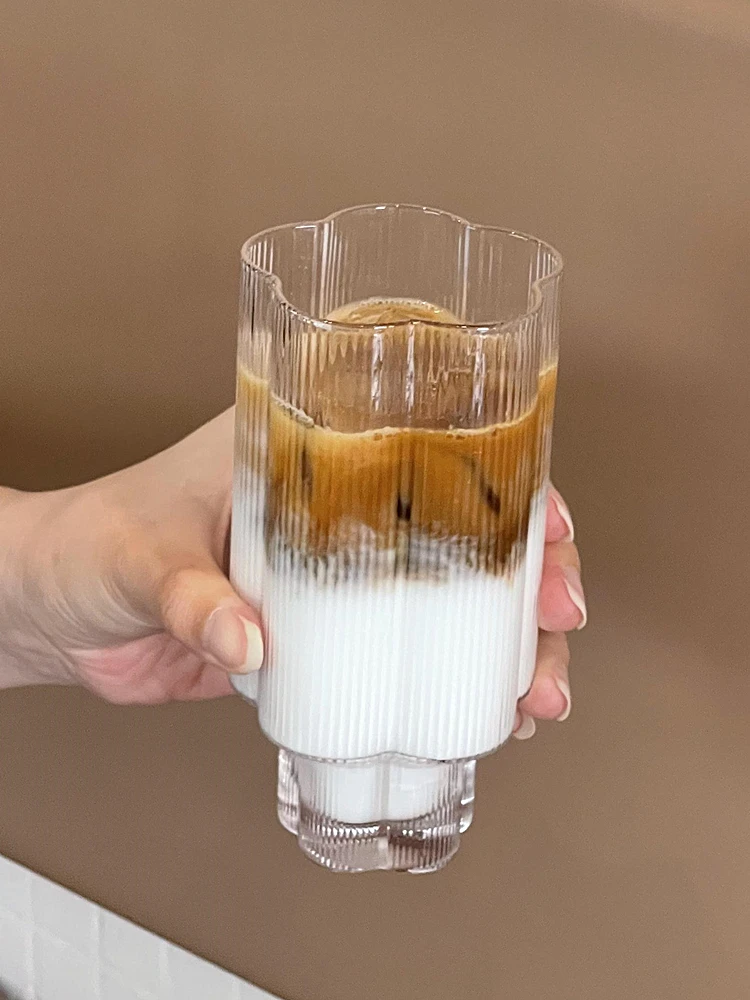 Винтажные ребристые стеклянные стаканы для питья воды графин с вертикальными полосами сока безопасные посудомоечной машины