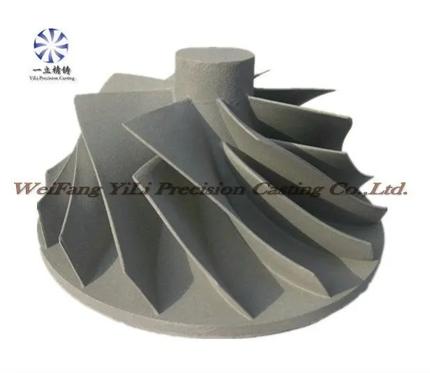 Aluminum alloy die casting compressor wheel for railway wagon parts