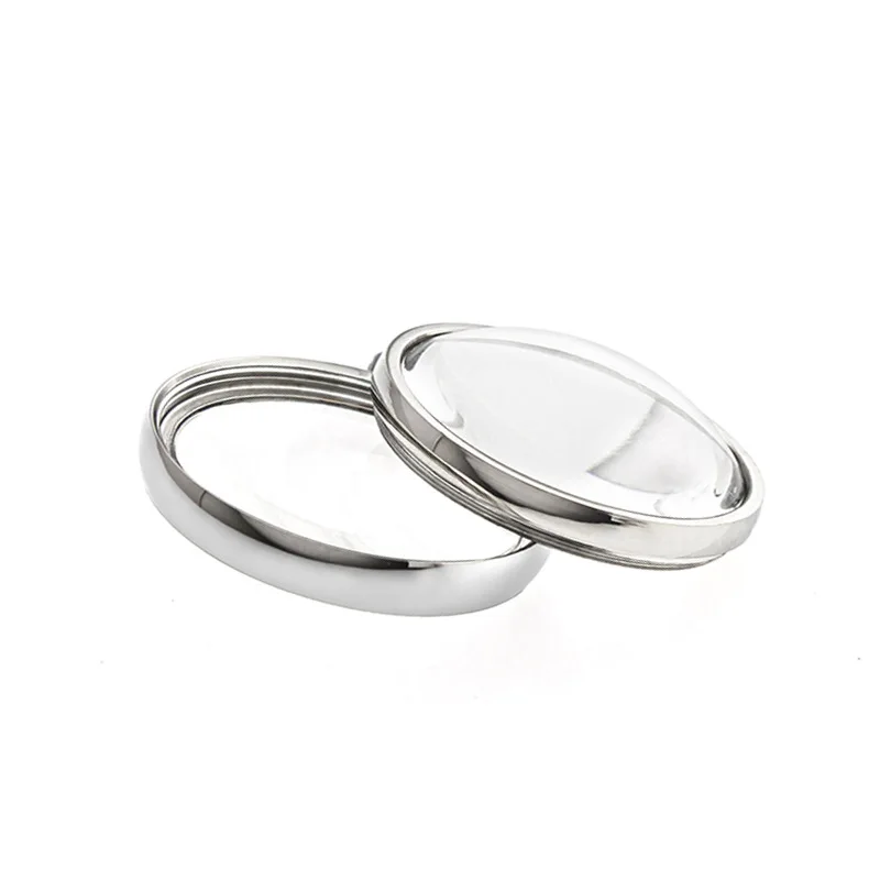 DIY Glass Living Memory Locket Medallion Stainless Steel Locket Fit Making Floating Locket Pendant Memory Jewelry Accessories