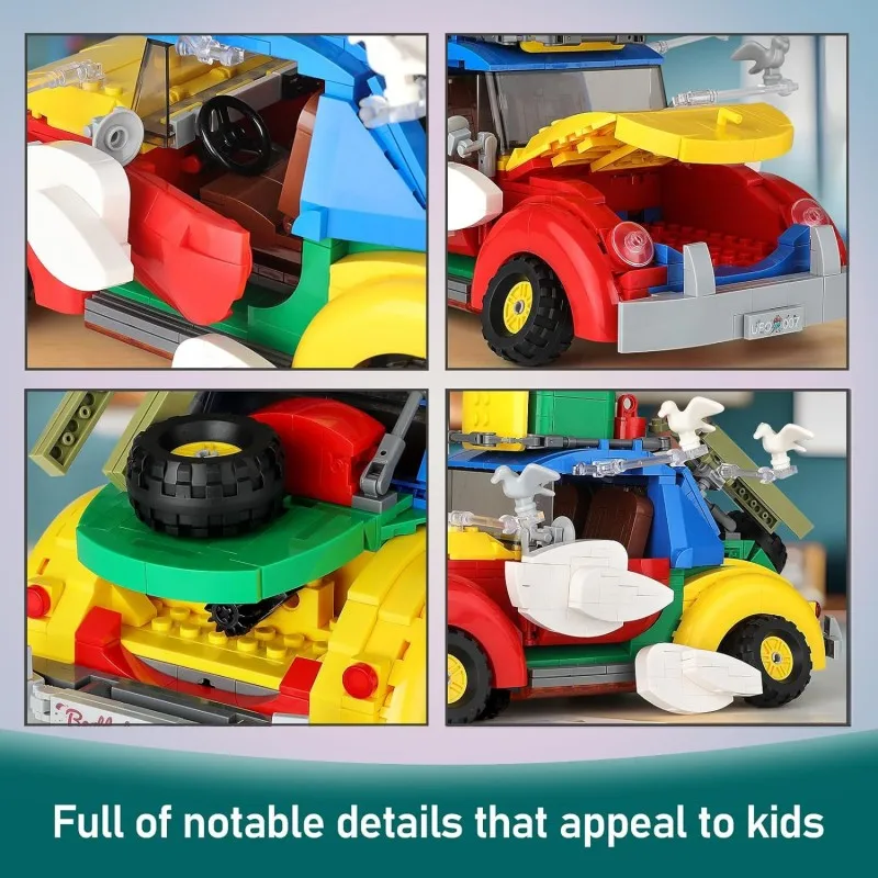 2024 Trend New Arrival Diy Kid Toy Balloon Car vehicle Building Toy Set Kid Stem Creative Christmas Gift Toys For Girls Boys