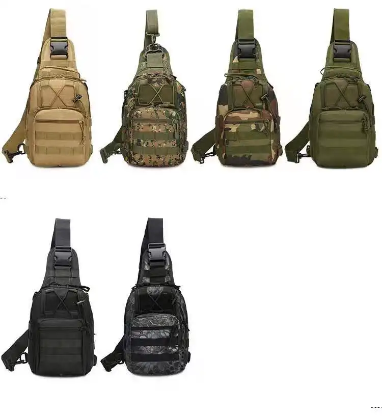 Wholesale Cross Body Sling Bag Tactical Camping Hiking Shoulder rig Chest Bags molleTactical for Men Accessory Pouch
