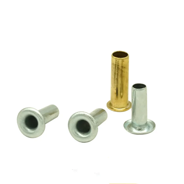 High quality Stainless steel/Aluminum/Copper/Steel/Brass semi tubular rivets