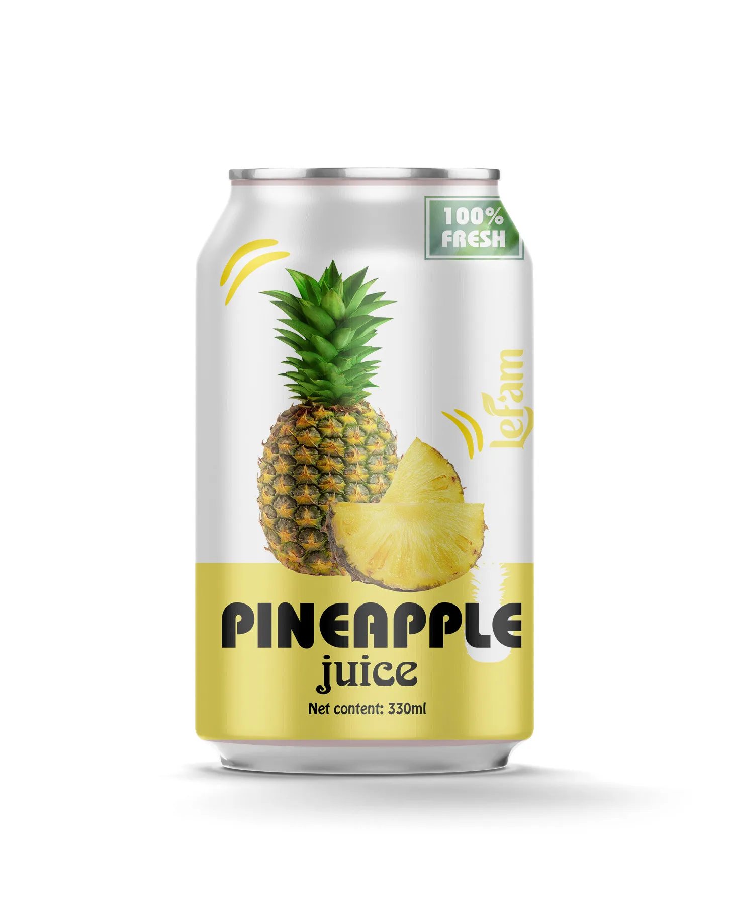 Canned  Private Label Pineapple Fruit Juice Wholesale Fruit Juice Drink Best Price 11.2 FlOz Lefam 0084 96 345 2745