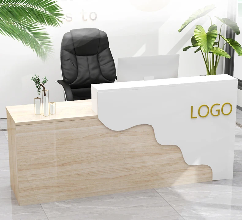 Customized Logo cash register beauty salon bar reception desk Beauty Shop Clothing Shop Milk Tea Shop Bar Counter
