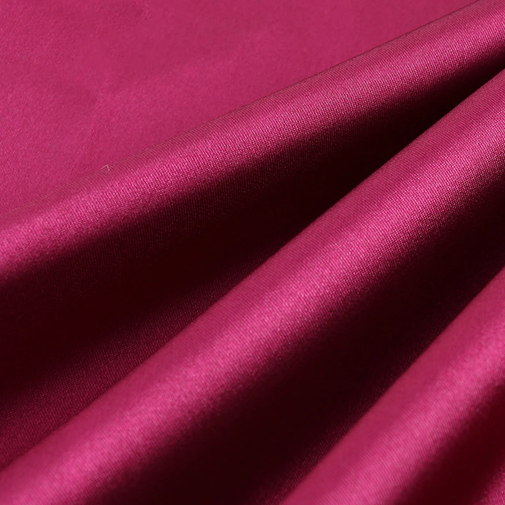 Wingtex Wholesale 90 Polyester 10 Spandex Shining Satin Polyester Elastane Fabric Tricot Fabric for Panties