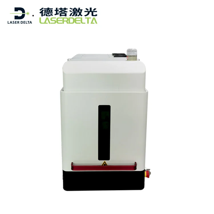 60W 100W 2D MOPA automatic desktop enclosed jewelry fiber laser marking machine
