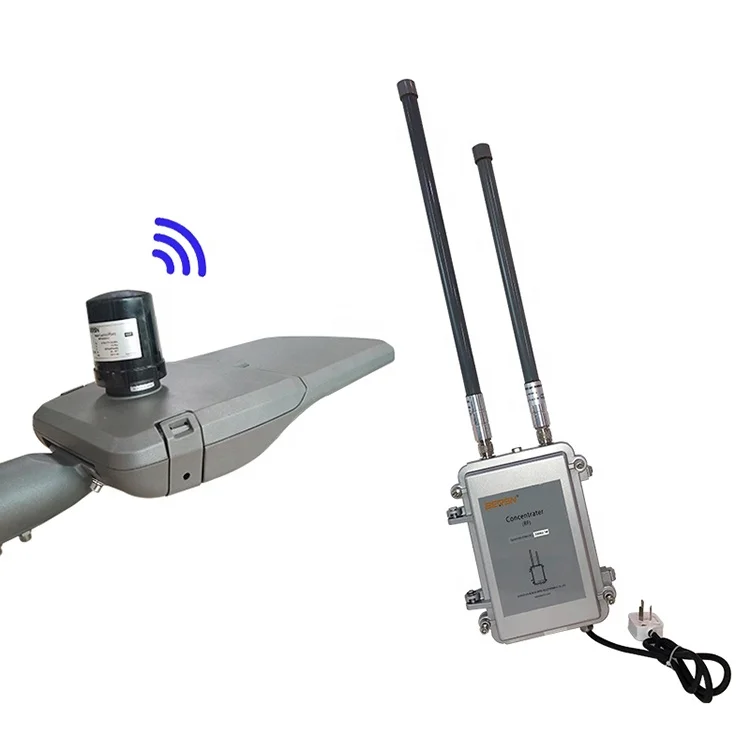 Lorawan Wireless Street Light Control Led Street Light With Nema 7pin Socket