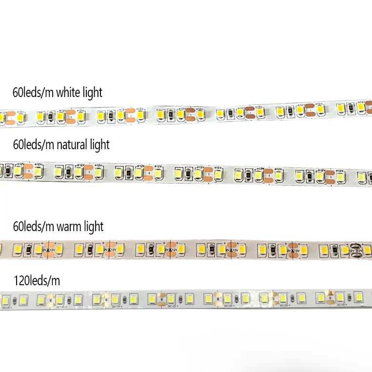 Светодиодная лента 12 В умное освещение 60 светодиодов/м 2 цвета CCT 3 SMD 2835 гибкая белая Адресуемая светодиодная подсветка