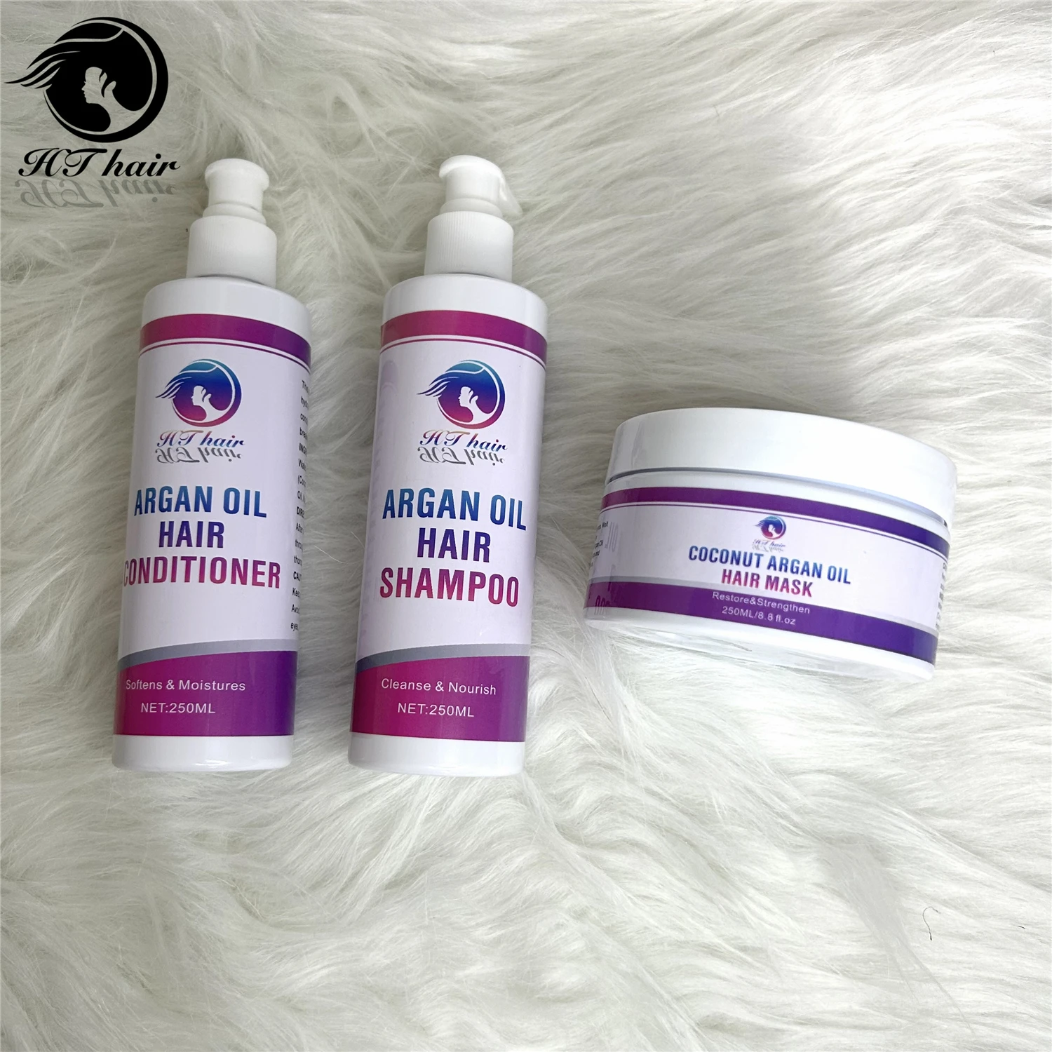 HTHAIR Wholesale 2024 argan hair mask  Hair-Repairing Anti-Breakage/Split Ends Nourishing  argan hair mask