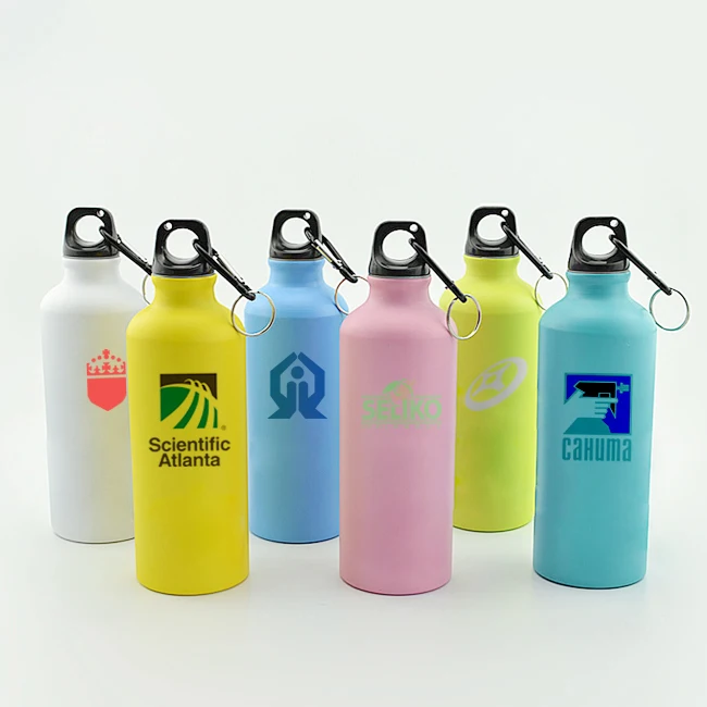 Promotional Advertising Drinking Aluminum Sports Water Bottle Aluminum Bottle With Custom Logo