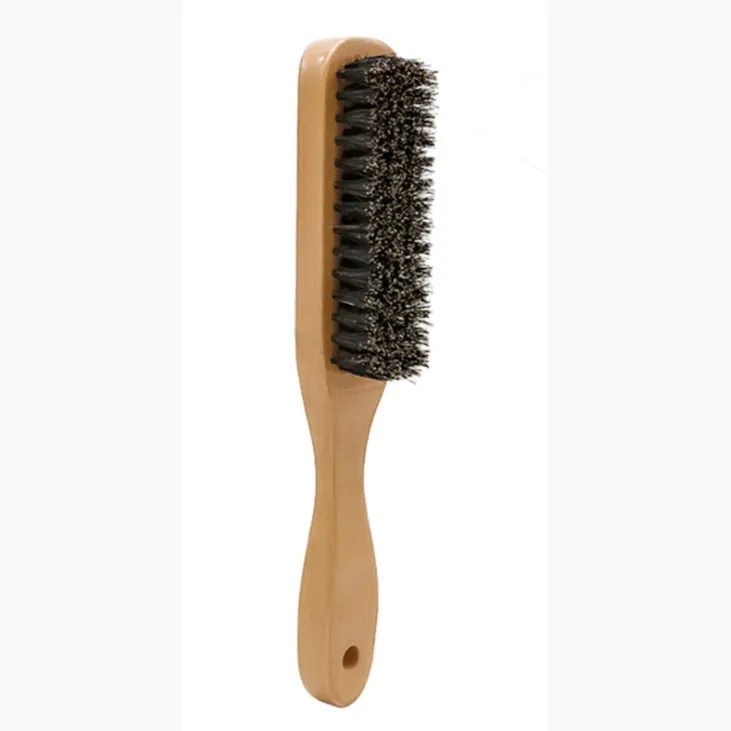 
Wood brush factory eco friendly pure boar bristles wooden beard brush 