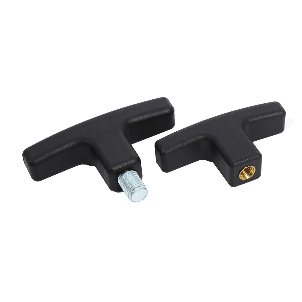EXW black bakelite fasten t style handle for machine tools