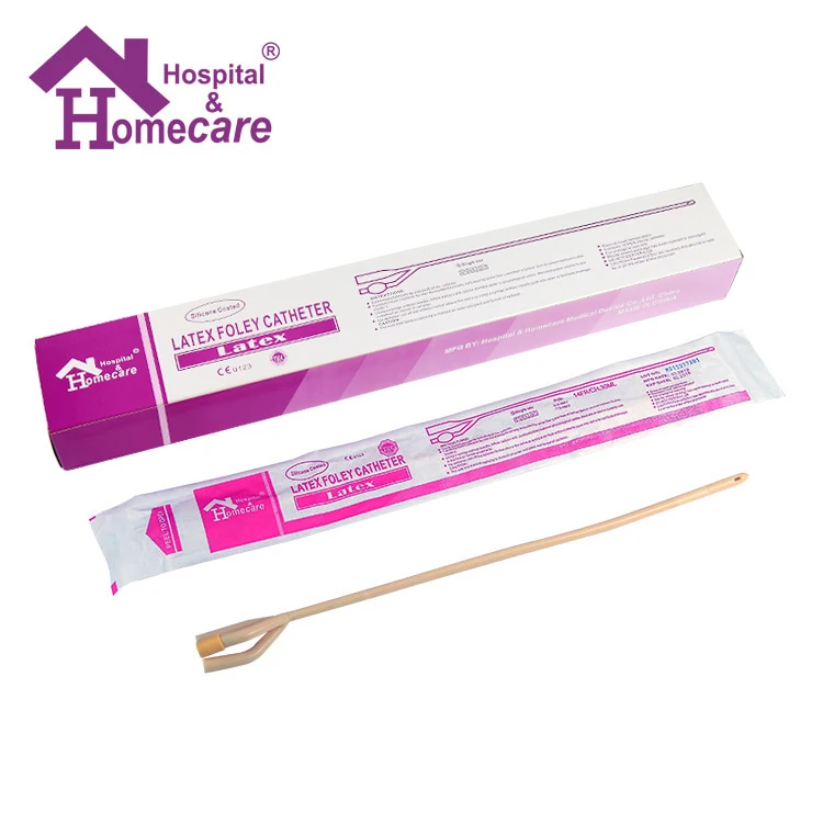 Factory direct sale customized medical sterile 2-way standard silicone foly catheter