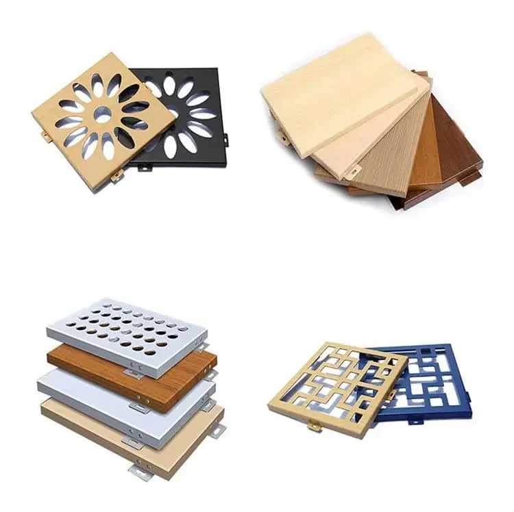 High quality aluminum veneer with high density  complete specifications  beautiful and simple design to prevent impact