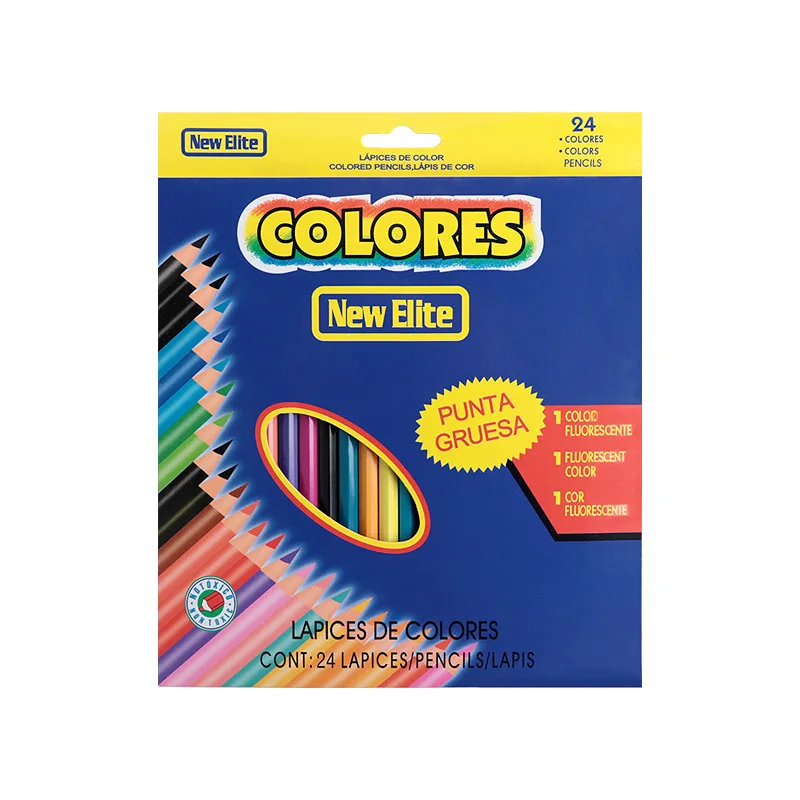 X1115 Artist School Students Supply 12 18 24 36 Wood Color Pencils Set Stationary Kids Boxes Of Colored Pencil