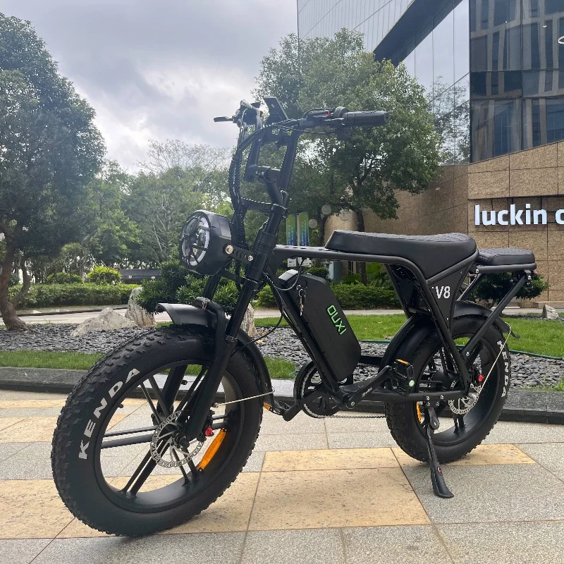 V8 3 0 H9 Европейский склад Fatbike 250W/500W/750w электрический велосипед с толстыми шинами OUXI Q8 Электрический