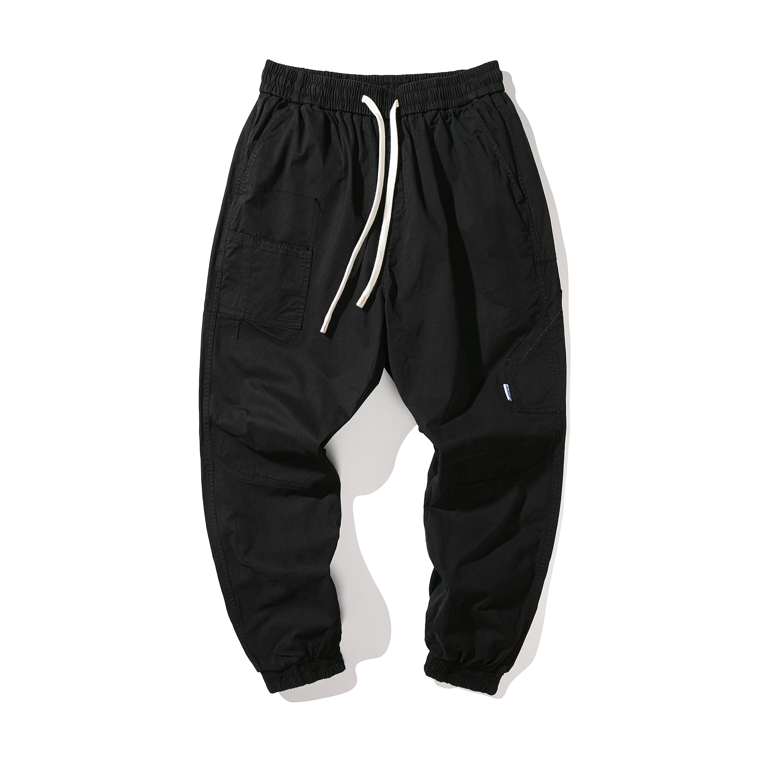 2022 Work Stylish Casual Army Green Mid-Waist Trousers Cotton Windproof Soft Loose Cargo Pants Men Streetwear