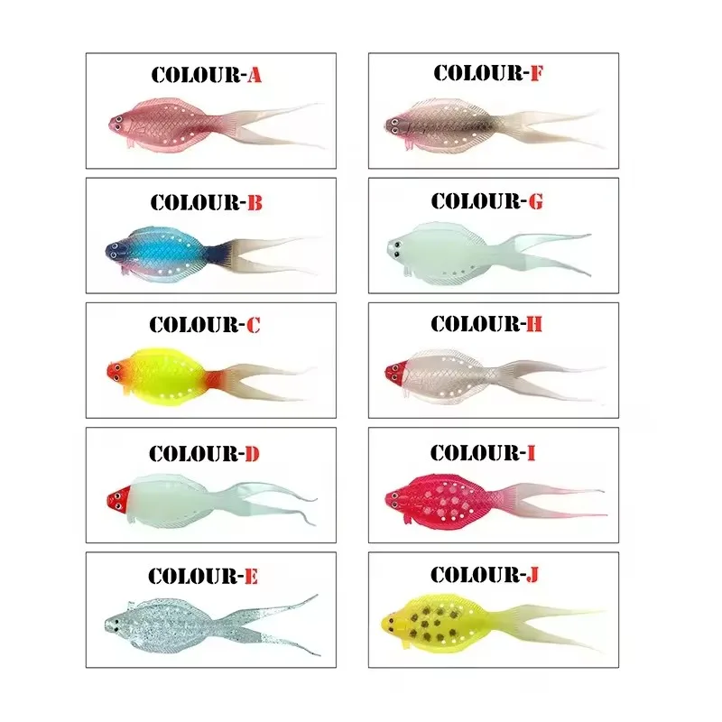 OEM and on stocks freshwater sea fishing simulation bait silicone 12.8cm 7.6g soft fishing lures