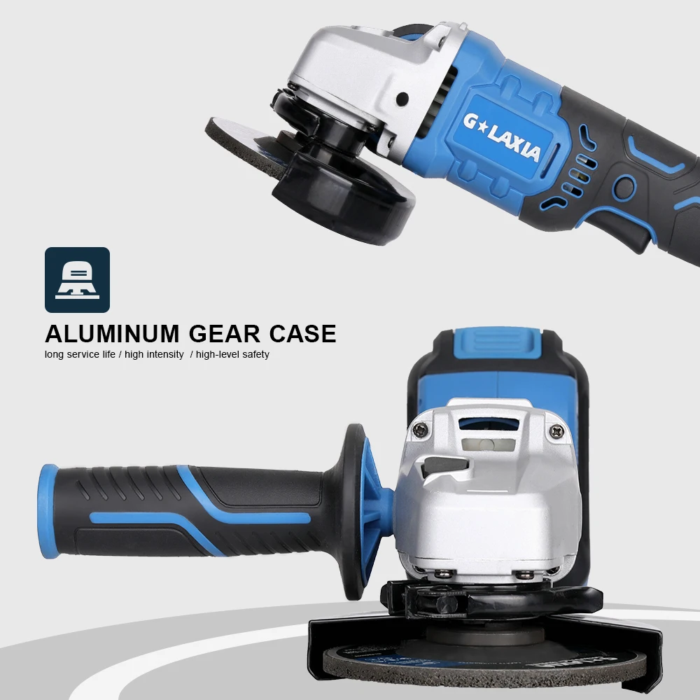 Беспроводная профессиональная угловая шлифовальная машина Galaxia, 20 в, 115 мм, лидер продаж