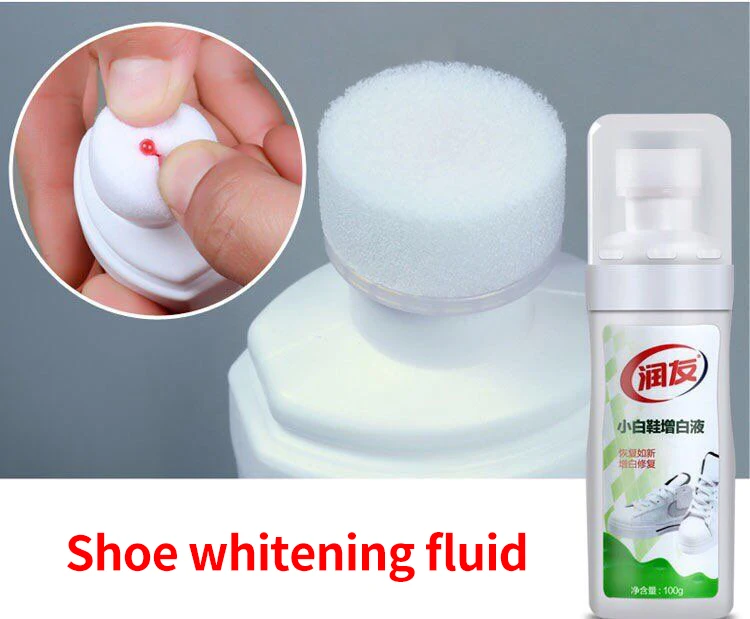 Sneaker sports  shoe whitener shoe cleaning   liquid