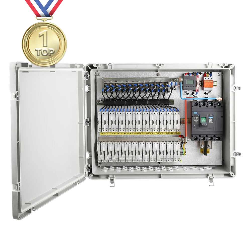 MOREDAY Pv солнечный Dc 1000v 4-канальный электрический стальной комбайнер для солнечной энергетической системы