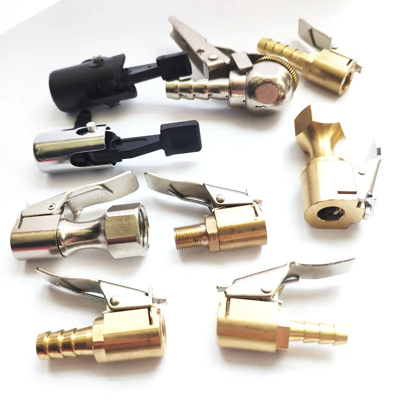 TOPSUN Car Air Pump Thread Nozzle Adapter Fast Conversion Head Clip Type Nozzle