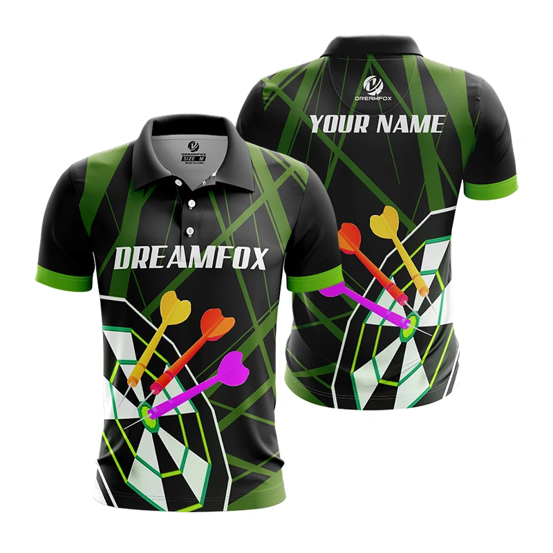 Wholesale Hot Sale Custom Sublimated Training T Shirt Polo Dart Shirts With a Pocket