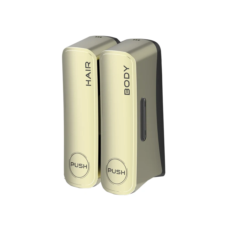 2024 Wholesale Factory PP shower hand soap dispenser manual liquid soap dispenser manufacturer wall mount for Bathroom Hotel