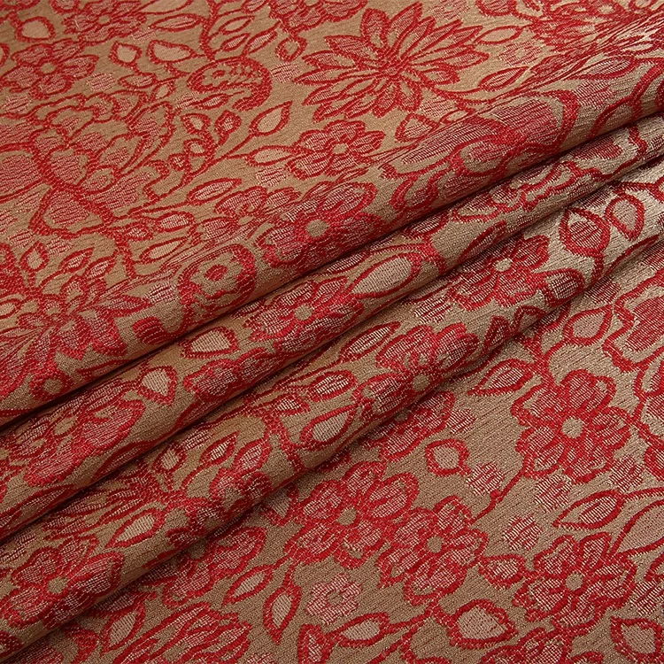 
Best price DRESS flower cationic jacquard p.d wholesale 96 polyester 4 spandex fabric 