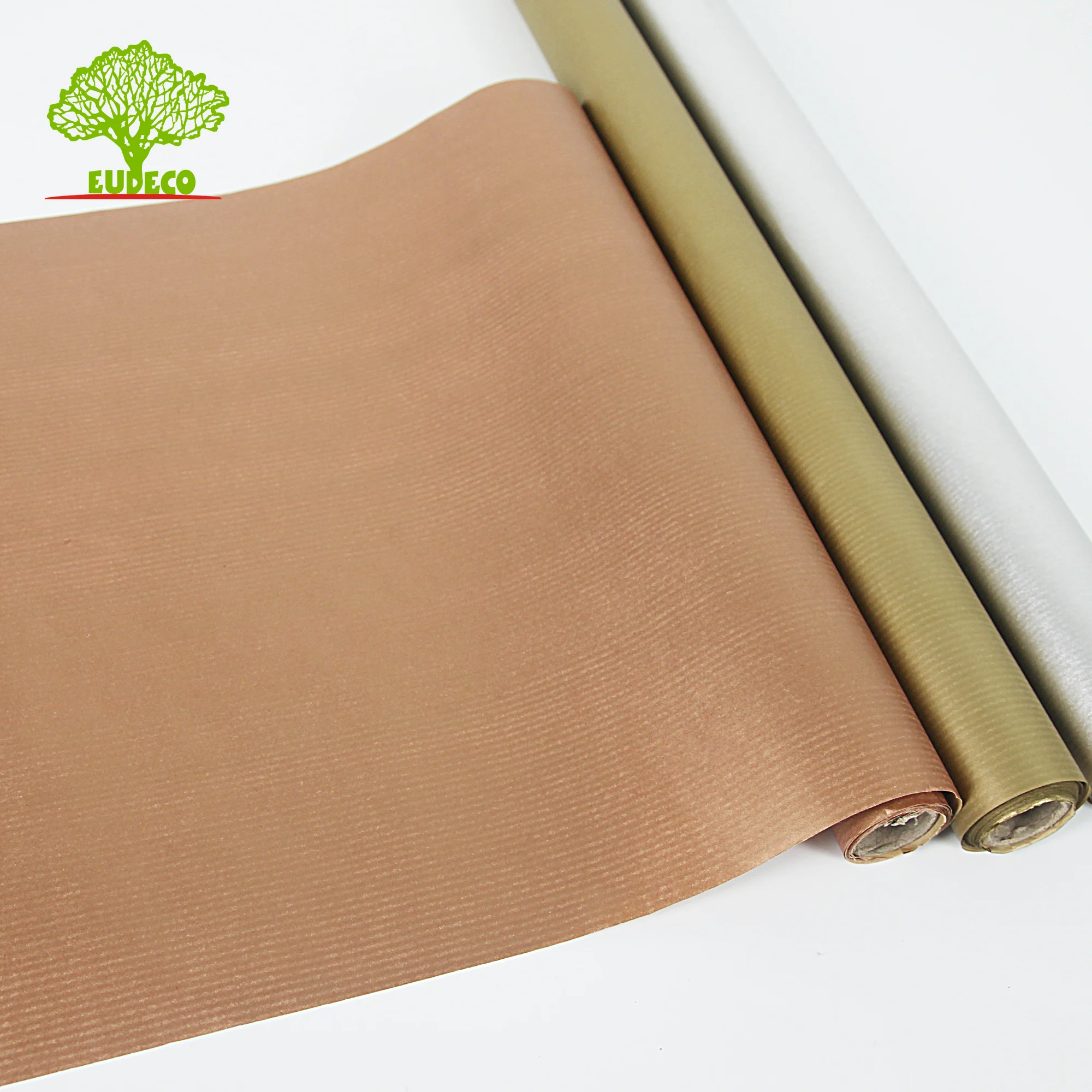 
Brown Kraft Paper Sheets Roll Tape Custom Logo Printed Gift Wrapping Paper Sheet Top Selling Products 