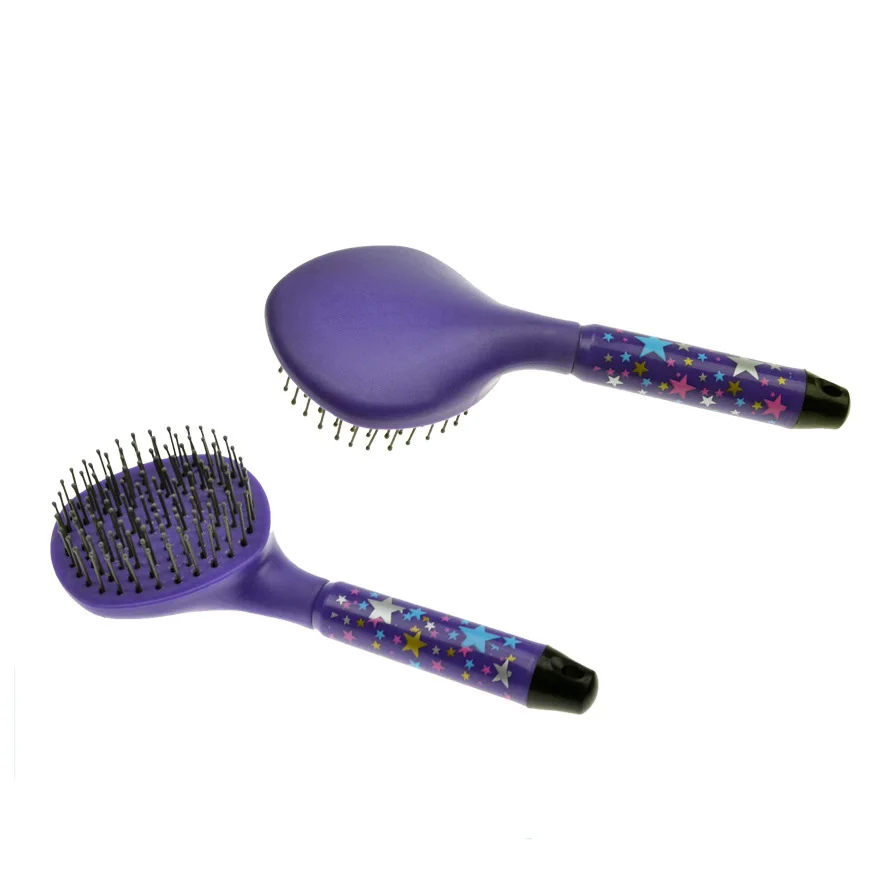 Soft grip needle comb brush hair massage brush scrub cleaning brush