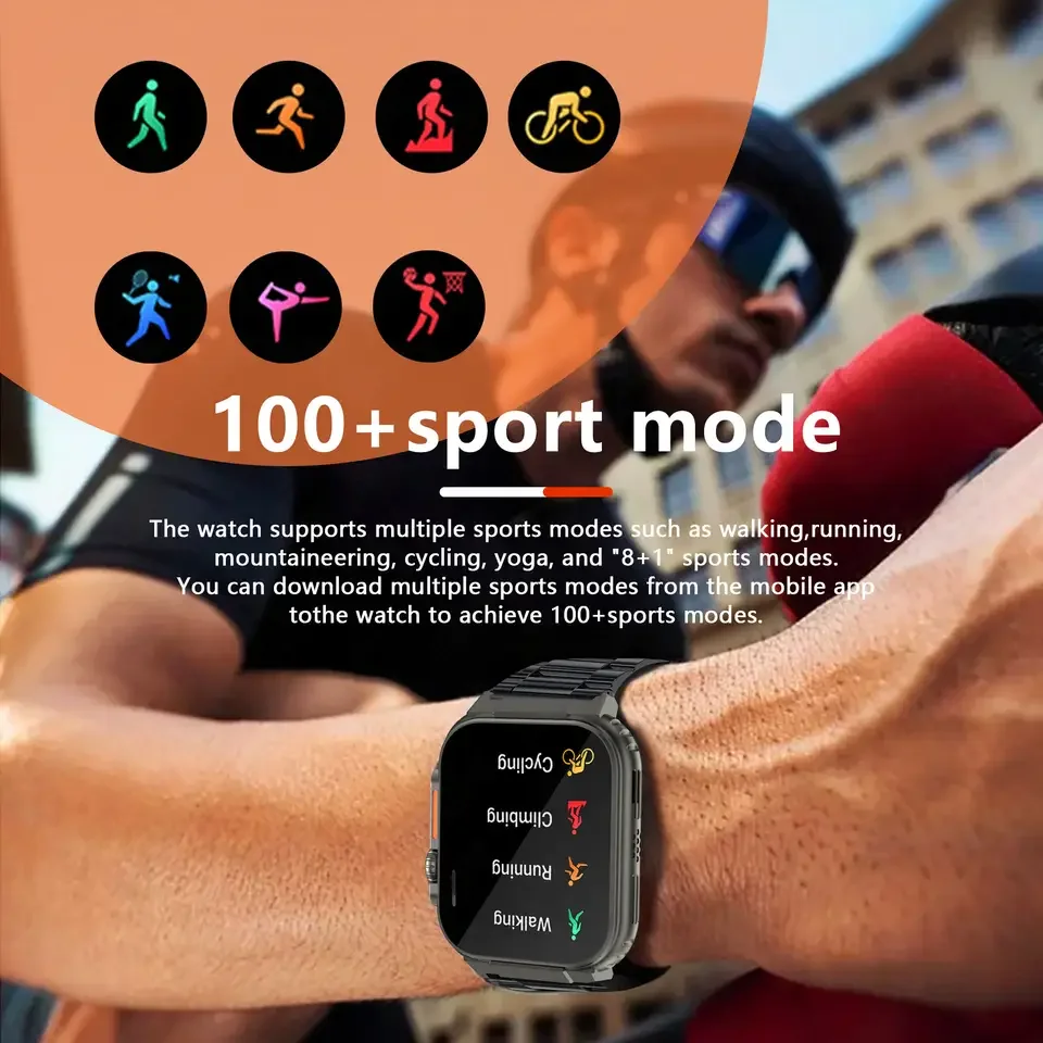 Hot selling products 2023 watch men outdoor smartwatch sports modes watches IP68 waterproof smart watch for Android IOS