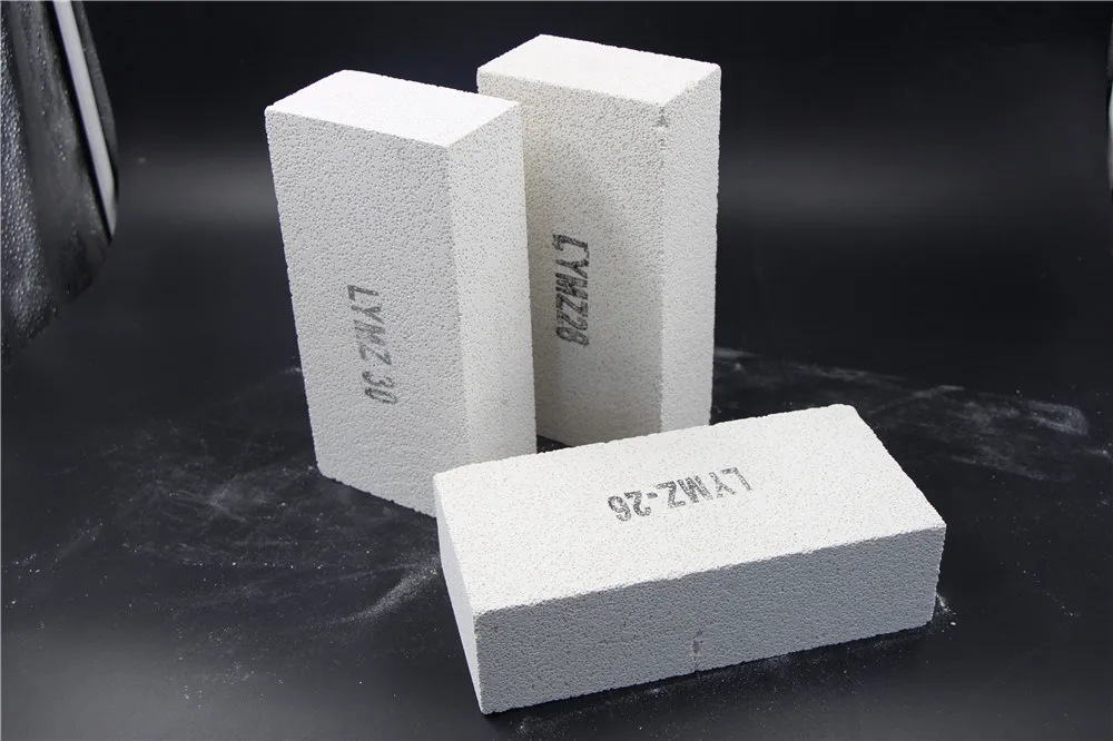 LUYANG Light Weight Insulating Mullite Firebrick Lightweight Fire Resistant Brick for Roller Kiln