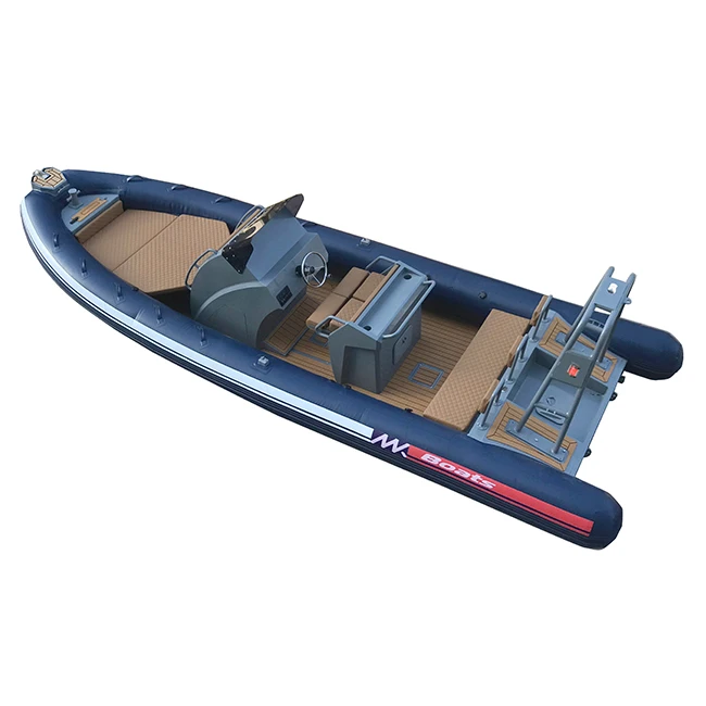 Малазия 23ft Rhib700 жесткий алюминиевый двойной корпус Orca Hypalon/ПВХ надувные лодки