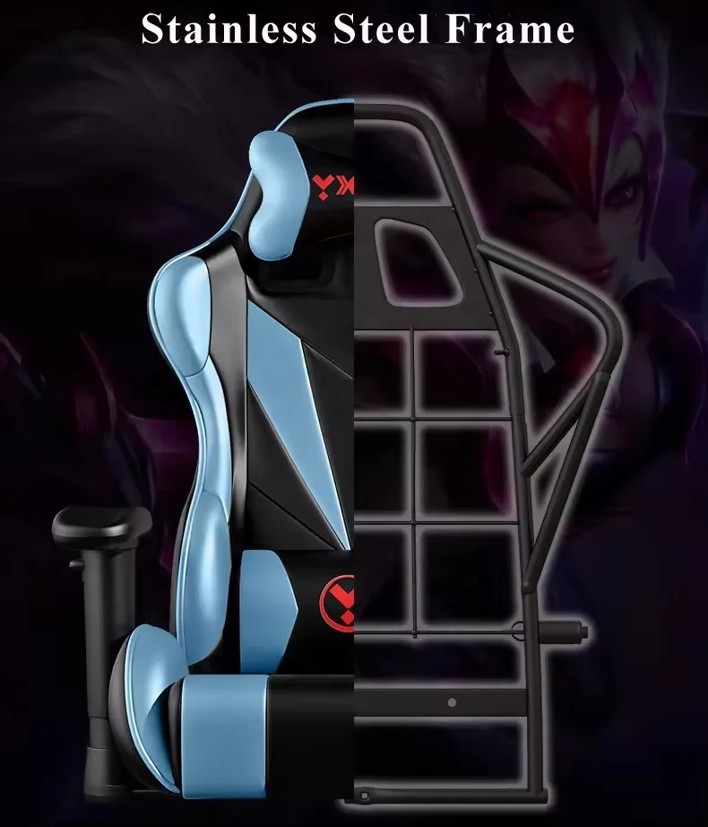 Высококачественное заводское гоночное компьютерное кресло silla gamer игровое со светодиодной подсветкой с динамиками и массажем
