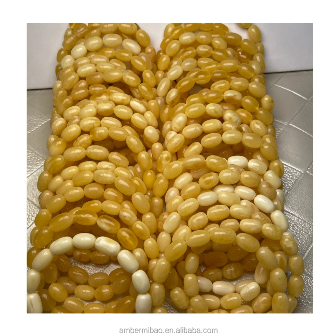 Натуральный Янтарный Балтийский русский ююб, браслет диаметром 8-10 мм, Янтарные Бусины, мусульманские бусины