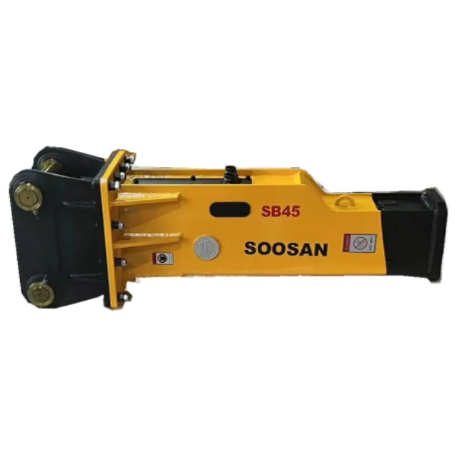 Manufacturer Supplier  Hydraulic Breakers SOOSAN  SB 45 BOX Type With Chisel 140mm For Excavator 18 to 26 Tons