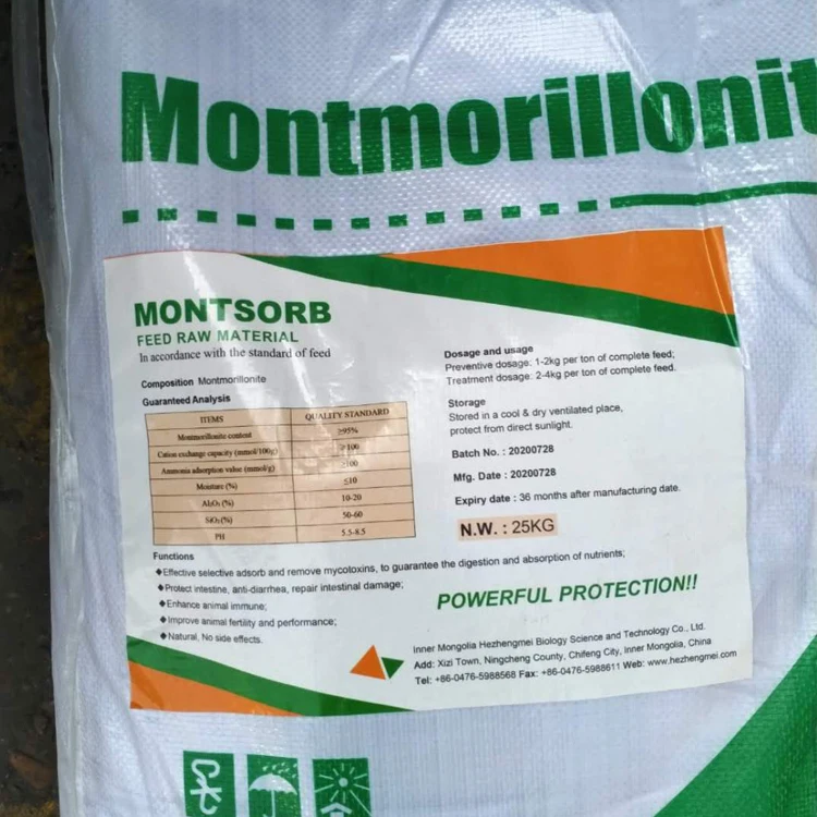 Natural animal feed additive toxin binder medicine MONTSORB