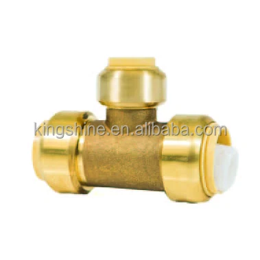 Lead Free Brass Nut push-fit fittings End Stop push to connect Plugs PEX fitting Copper fitting sharkbite type Pipe Nut
